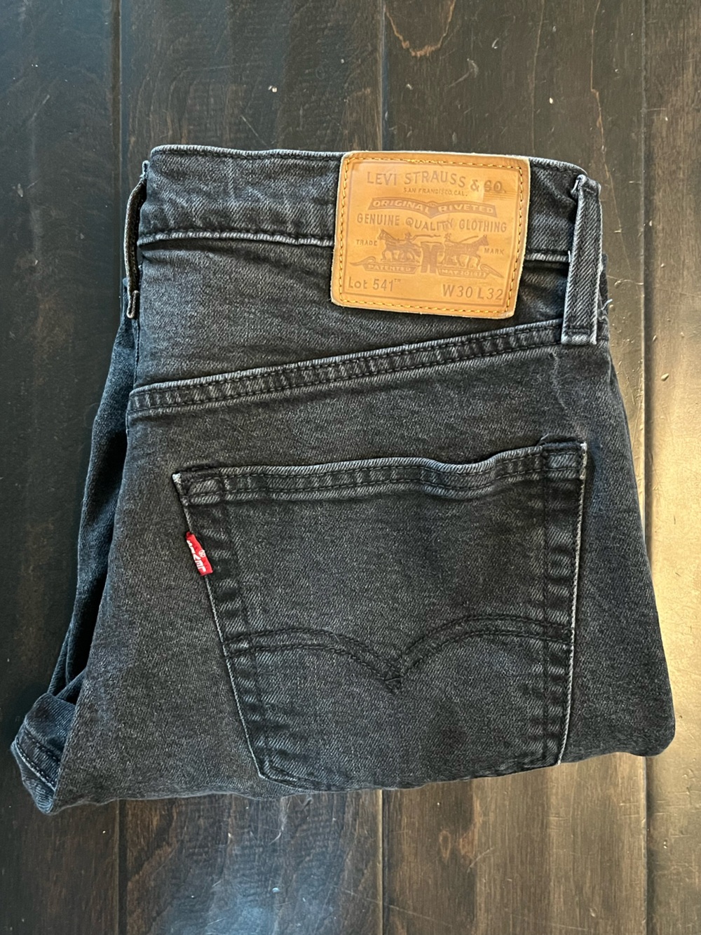 Levi’s Premium Lot 541 30x32 Washed Black Jeans